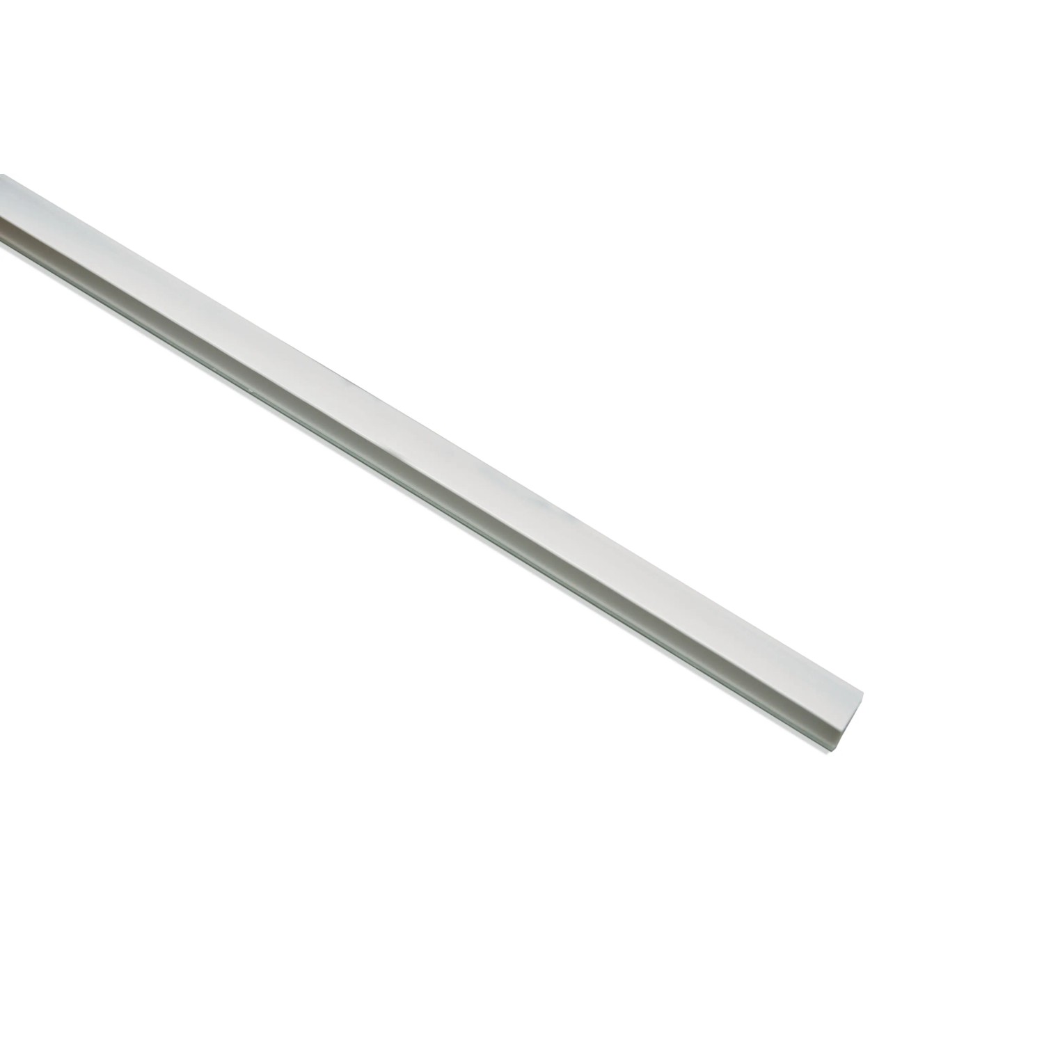 Gardinia Seitenprofil, weiß, 150cm, 2er-Pack für Rollos zur seitlichen Abdunkelung.