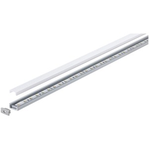 Paulmann Base Profil, 1 m Aluminiumprofil mit Diffusor für LED-Streifen.