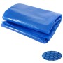 Proregal Pool-Abdeckung HxBxT 0,04x731x361cm Oval 7,31x3,65M Blau Stärke: 400 µm Wärmeplane Abdeckplane Solarplane Solarabdeckung_2