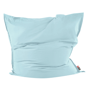 Beliani Sitzsack FUZZY Hellblau 180x230x20