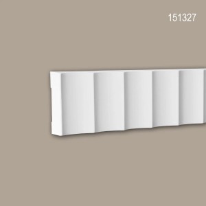 PROFHOME Wand- und Friesleisten Set, 9 Zierleisten, 18 m, Weiß. Zubehör für Paneele.