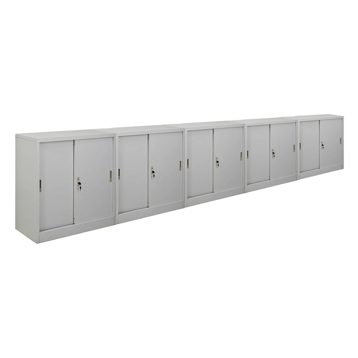 PROREGAL Mega Deal 5x Aktenschrank ELEPHANT mit Abschließbaren Schiebetüren günstig online kaufen