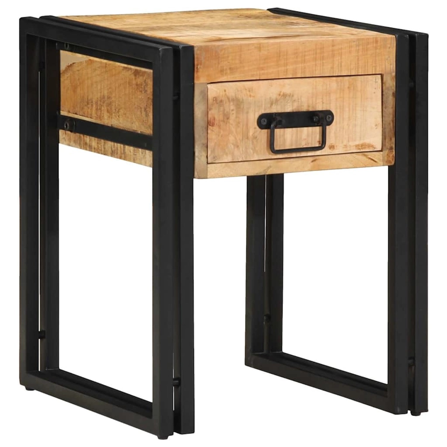 vidaXL Beistelltisch 40 x 40 x 50 cm Massives Mango Holz und Metall 4016712 günstig online kaufen