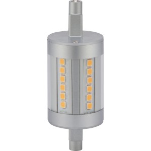 R7S LED Leuchtmittel, 7W, warmweißes Licht für Wohnräume.