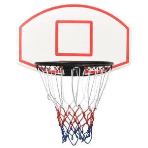 vidaXL Basketballkorb Weiß 71x45x2 cm Polyethylen 93664