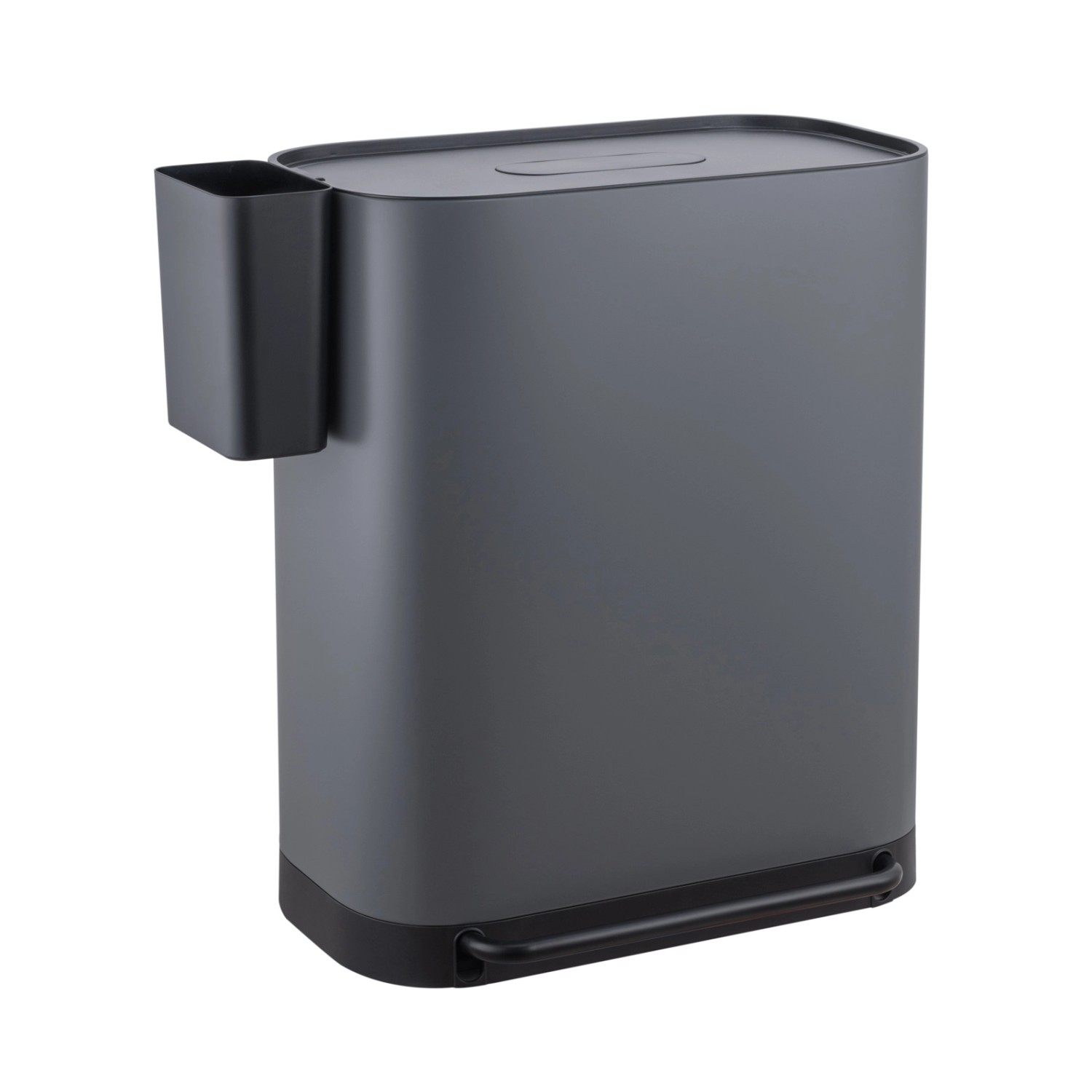 Svita MLT2X30 Mülleimer Treteimer 60l 2 Fächer Mit Deckel Grau günstig online kaufen