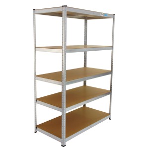 TRUTZHOLM Schwerlastregal, 180x120x60 cm, mit 5 Böden und verzinktem Metallrahmen. Ideal für Lager und Keller.