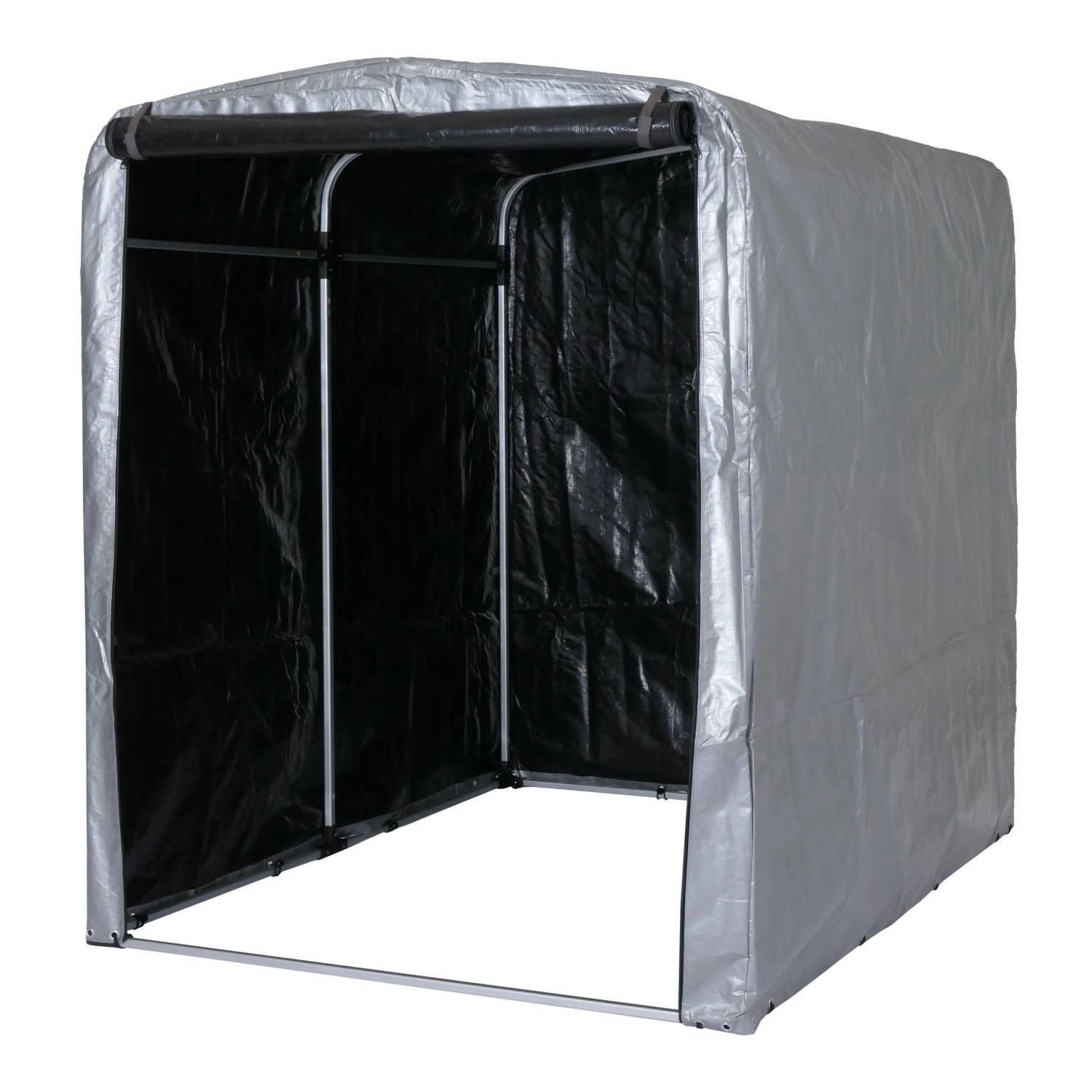 MCW Fahrradgarage N61 201x157x201cm Silber günstig online kaufen