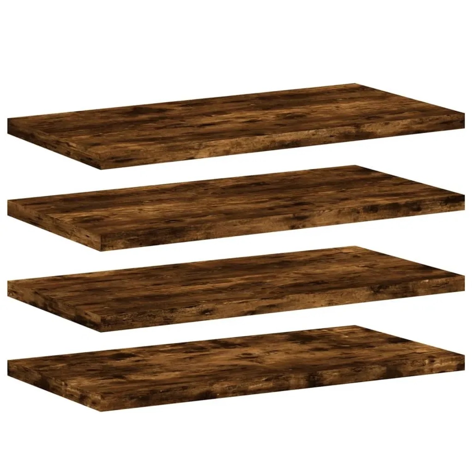 vidaXL Wandregale 4 Stk Räuchereiche 40x20x1,5 cm Holzwerkstoff 838201