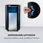 Klarstein Klimaanlage Max Breeze Smart, schwarzes Klimagerät mit einstellbaren Lamellen für Luftstrom.