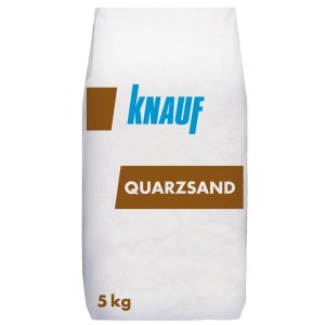 Knauf Quarzsand 5 kg Sack, feine Körnung für vielfältige Anwendungen.