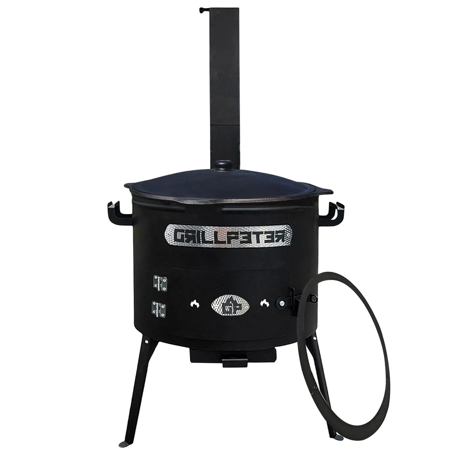 Grillpeter Utschak Asamat mit Kazan aus Gusseisen 12L