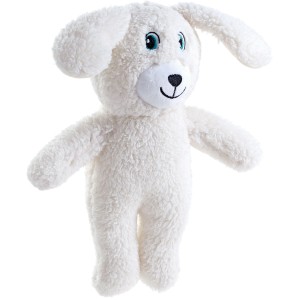 Weißes Hunter Hundespielzeug Terni Schaf, 29 cm, aus weichem Polyester.