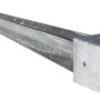 Feuerverzinkte T & J Einschlagbodenhülse 91x91x750 mm für Zaunpfosten.