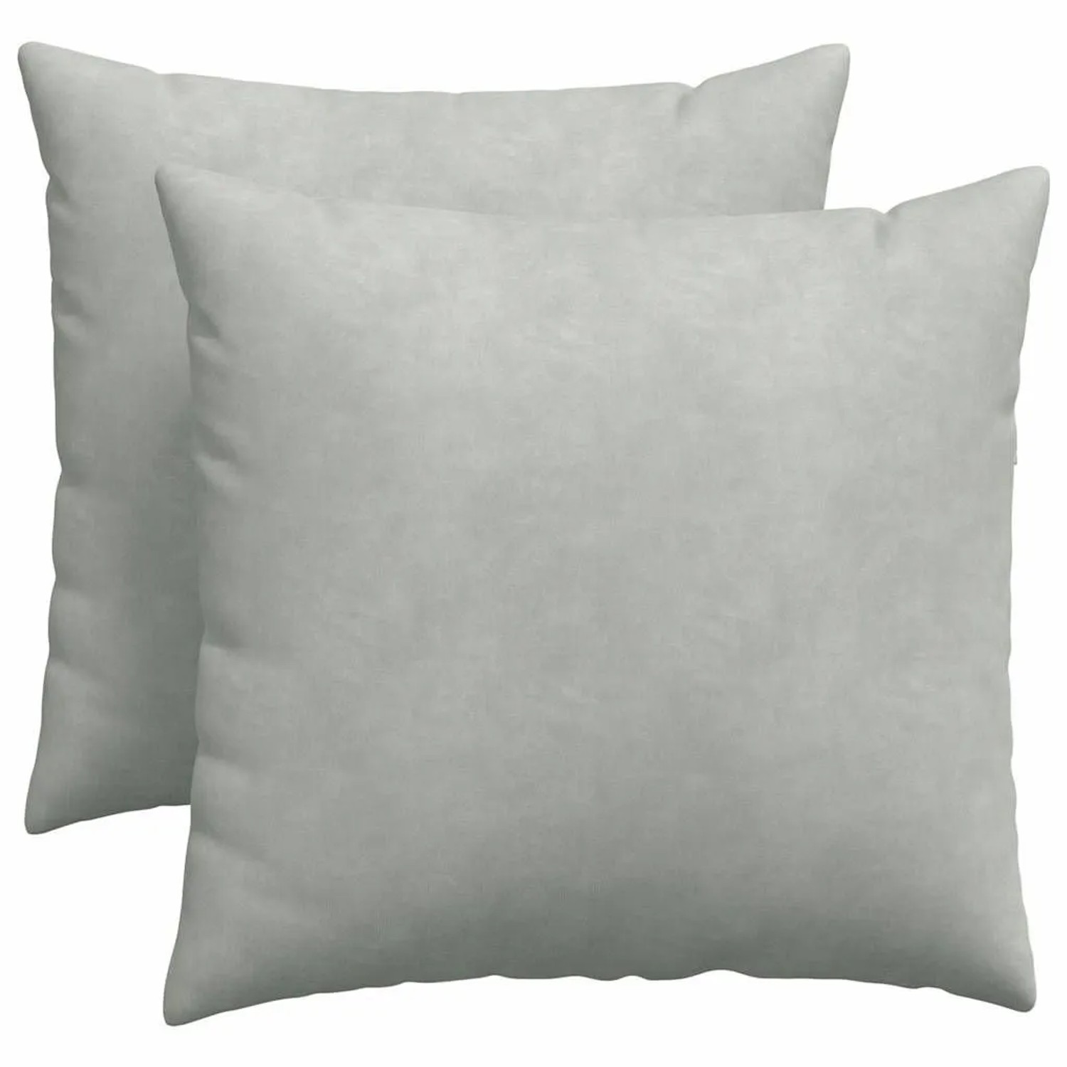 vidaXL Sofakissen 2 Stück Hellgrau 50 x 50 cm Cordstoff 42013971