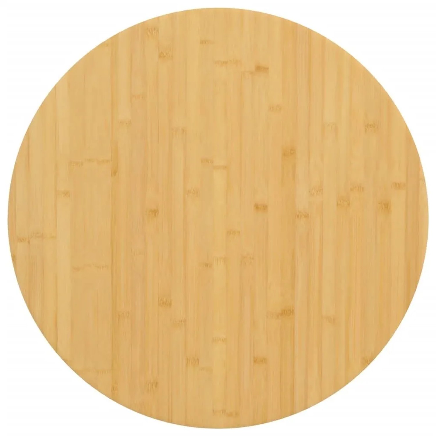 vidaXL Tischplatte Ø80x4 cm Bambus 352690
