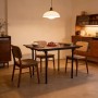 Relaxdays Esstisch MDF Eisen Holzoptik Weiß Klappbar 76 cm x 120 cm x 78 cm_3