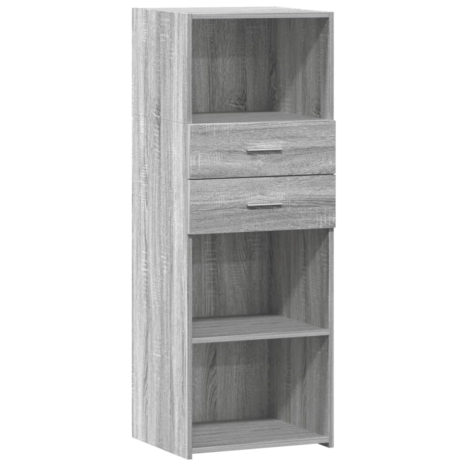 vidaXL Highboard Grau Sonoma 45x42,5x124 cm Holzwerkstoff 846171