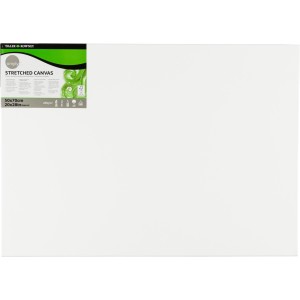 Rechteckiger, weißer Simply Keilrahmen, 50x70 cm, geeignet für Öl- und Acrylmalerei.