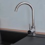 Respekta Einbauspüle Mineralite Denver, 78x44 cm, Schwarz mit Armatur. Granitspüle für die moderne Küche.