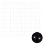 LED-Lichtervorhang 3x3m mit 300 kaltweißen LEDs für Weihnachtsdeko, 8 Funktionen.