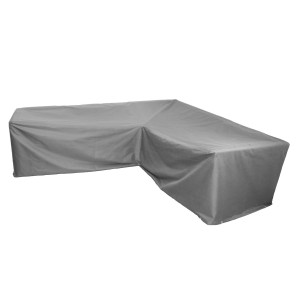 Graue PegasoMarine Schutzhülle für Lounge-Ecke, 200x200x66 cm, wetterfest.