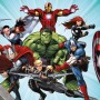 Sanders & Sanders Fototapete: Die Rächer (Avengers) Poster mit Iron Man, Hulk, Thor und Co.
