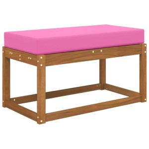 vidaXL Sitzkissen Rosa 80 x 40 x 8 cm 100 % Polyester 900963