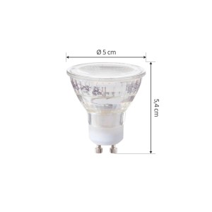 Arcchio LED GU10 Lampe LED Leuchtmittel Gu10 Par16 10014384 in Transparent GU10