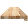 vidaXL Fensterbänke 2 Stk Unbehandelt 110x20x2 cm Massivholz Eiche 4009097_5