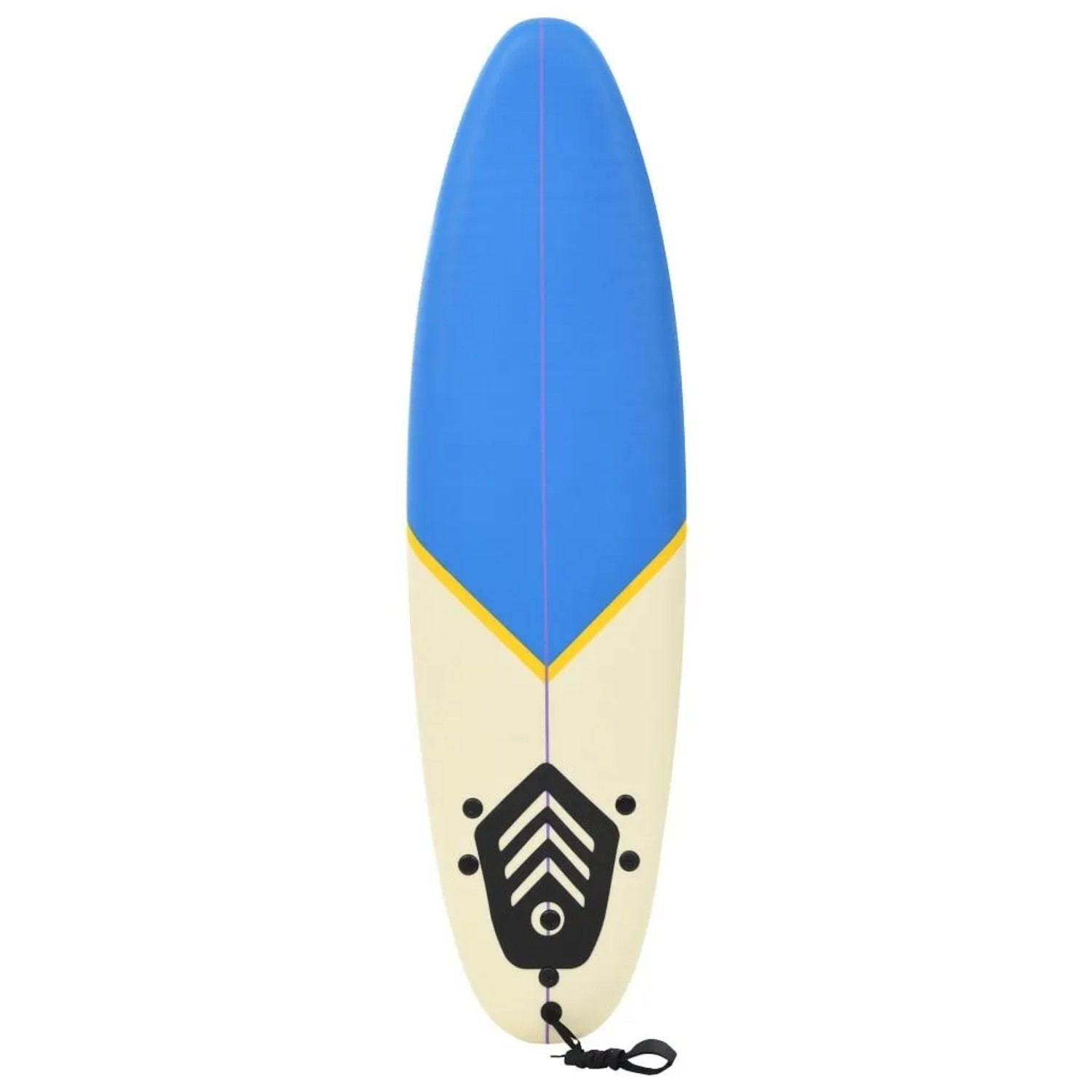 vidaXL Surfbrett 170 cm Blau und Creme 91687_3