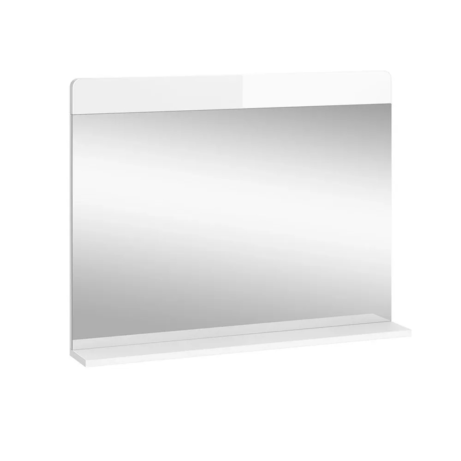Vicco Badezimmerspiegel Izan Weiß 80 x 62 mit Regal Art Nr 41516