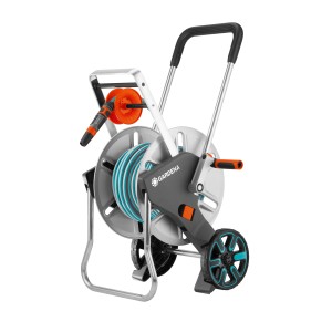 Gardena Schlauchwagen Aqua Roll M Set mit 30m Schlauch und Zubehör.