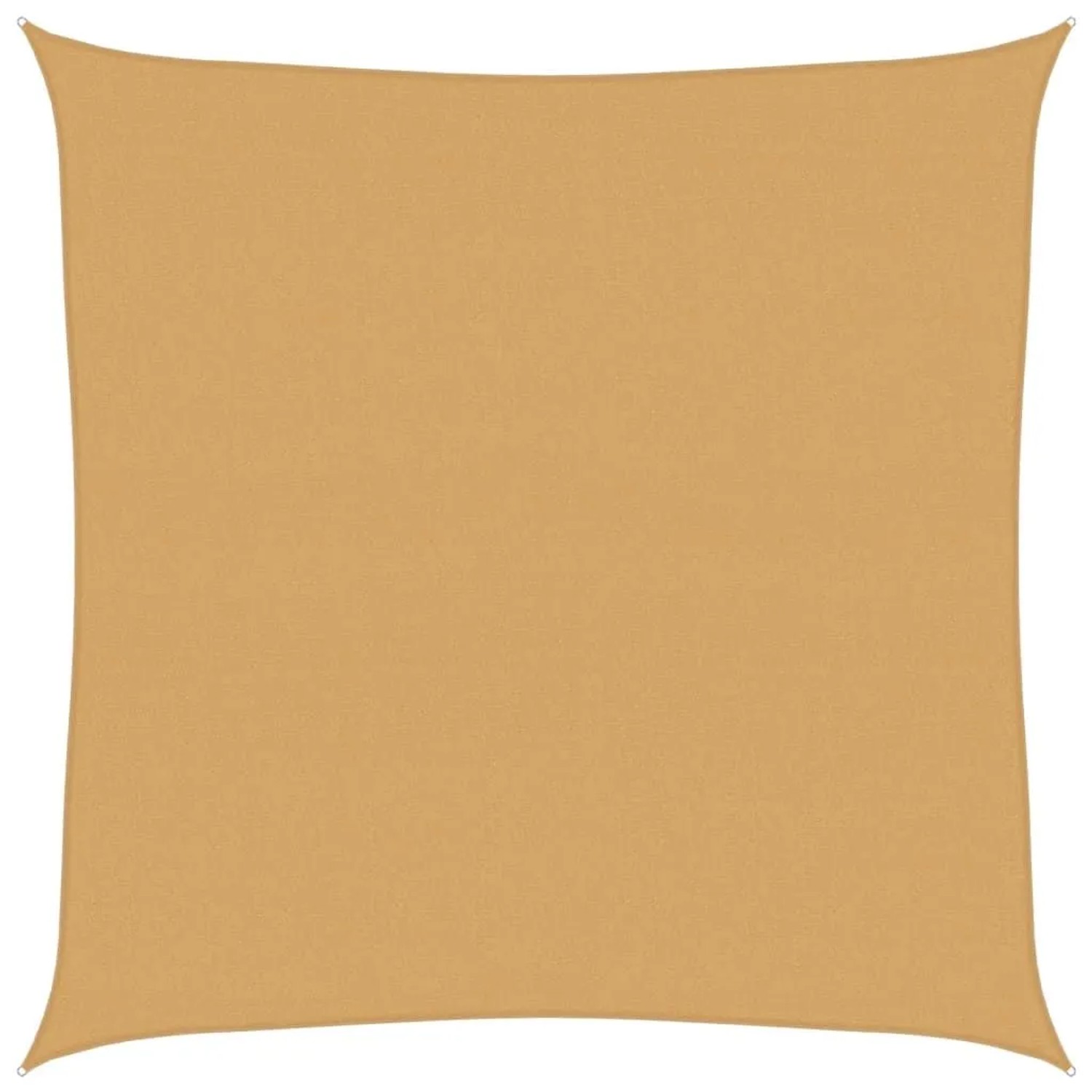 vidaXL Sonnensegel 160 g/m² Quadratisch Sandfarbe 4x4 m HDPE 4002023 günstig online kaufen