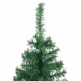 Grüner, künstlicher Eck-Weihnachtsbaum, 120 cm hoch, ideal für kleine Räume.