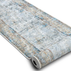 RugsX Läufer Antirutsch Lotus VG20639 Grau 80cm 500cm