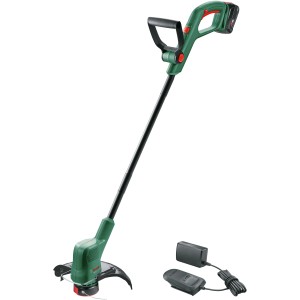 Bosch Akku-Rasentrimmer EasyGrassCut 18V-230 mit Akku und Ladegerät.