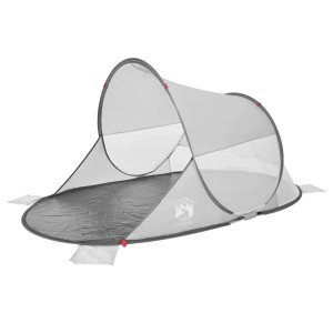vidaXL Strandzelt Grau Pop-Up Wasserdicht 4004151