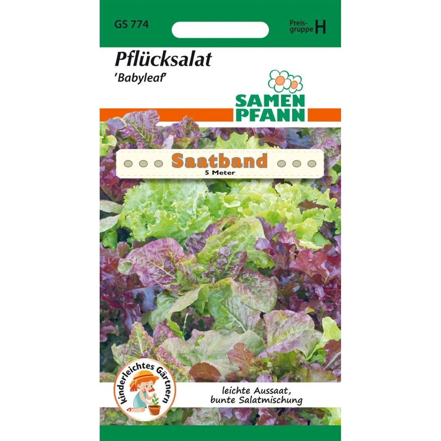 SAMEN PFANN Pflücksalat Baby Leaf