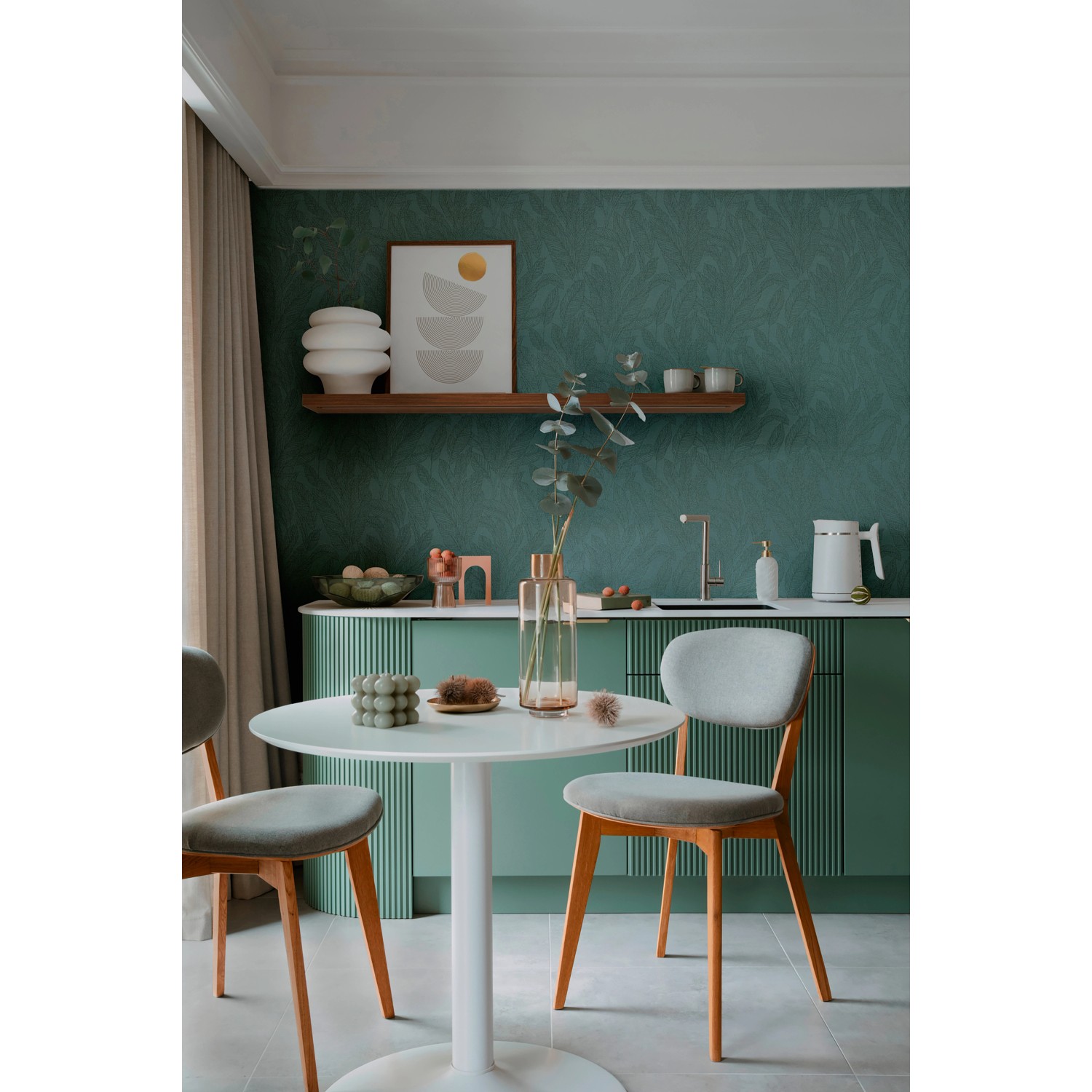 AS Creation Vliestapete Floral 10,05 x 0,53 m Petrol FSC®_4