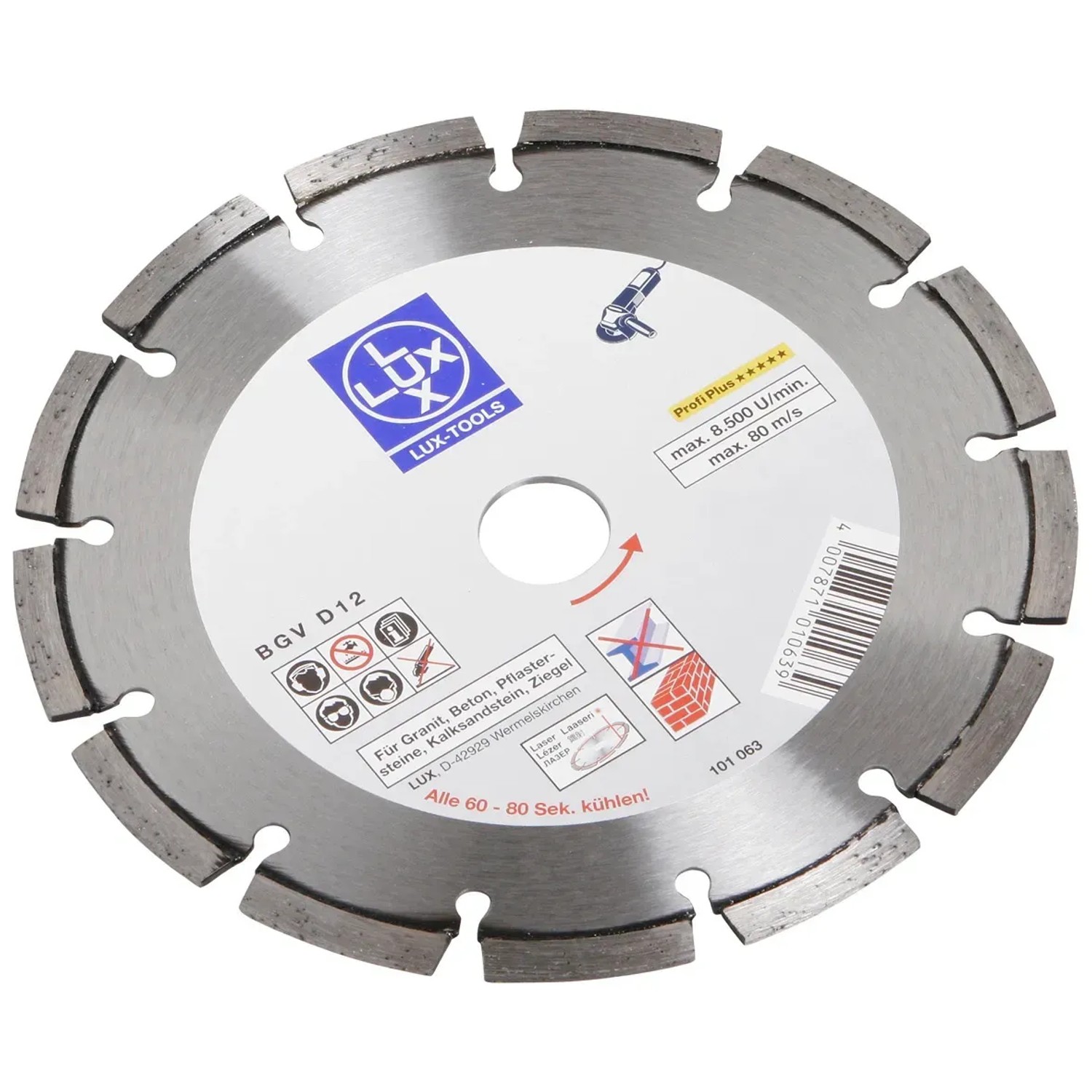 LUX-Tools Diamant-Trennscheibe Universal 230 mm