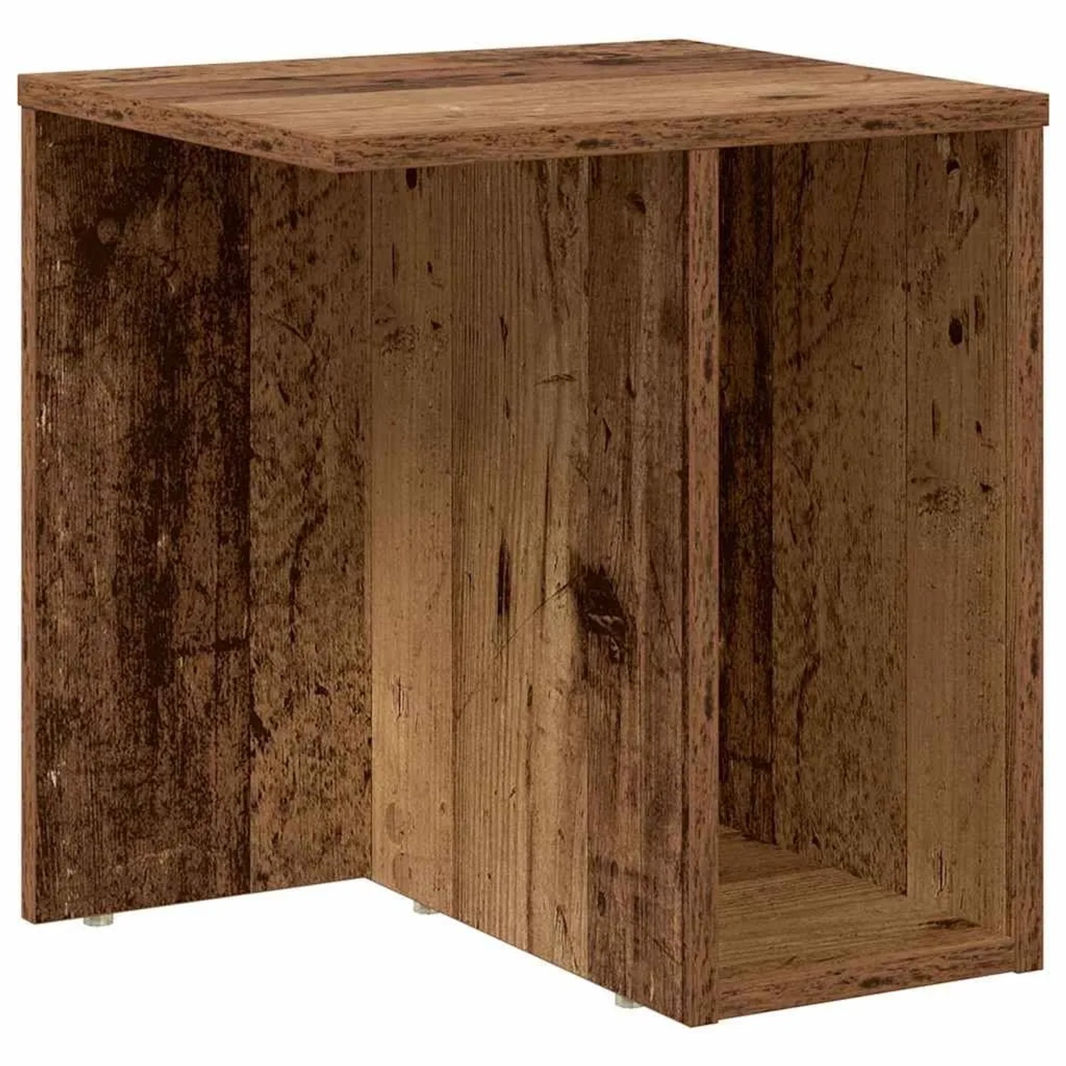 vidaXL Beistelltisch Altholz 37 x 32 x 40 cm Holzwerkstoff 891092