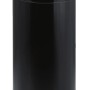 Schwarzer PROREGAL Abfallbehälter mit Pushdeckel, 55 Liter, aus Metall.