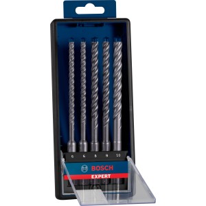 Bosch Expert SDS plus-7X Hammerbohrer-Set, 5-teilig, für Bohrhämmer.