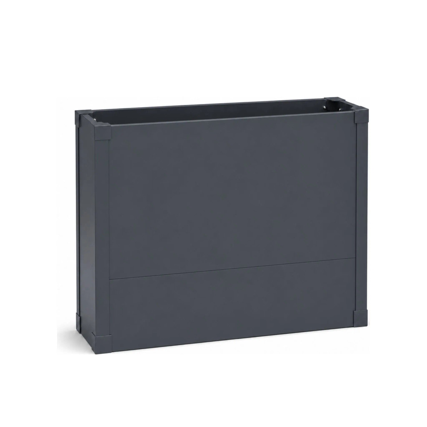 Floordirekt Hochbeet Andros Metall-Floordirekt Hochbeet mit Boden Anthrazit 100 x 25 x 77 cm