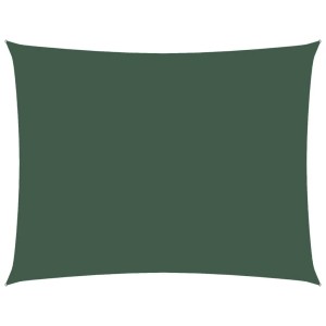 vidaXL Sonnensegel Oxford-Gewebe Rechteckig 2,5x3,5 m Dunkelgrün 135481