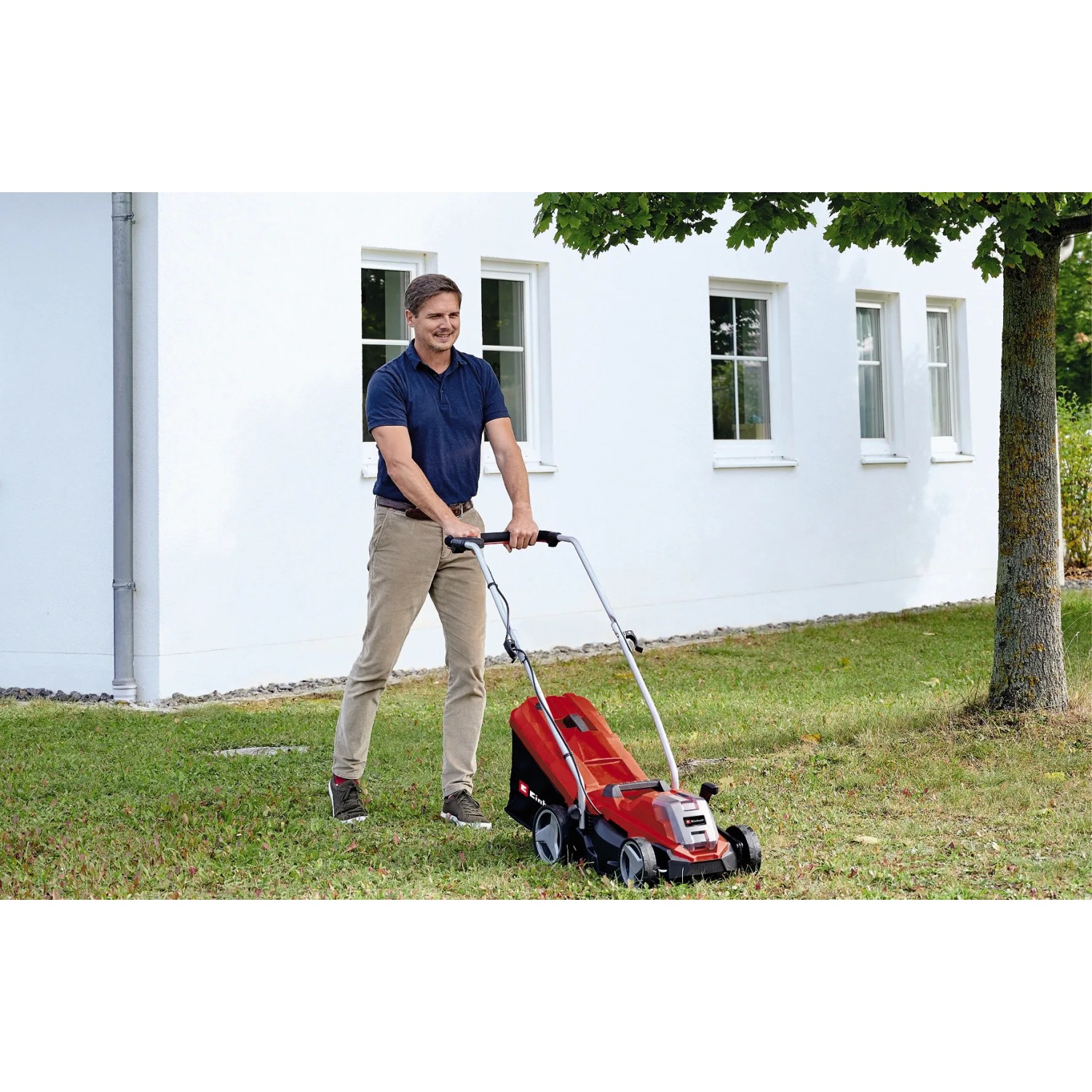 ⚡ Einhell Akku-Rasenmäher GE-CM 18/33 Kit – Power X-Change, 18 V, 33 Cm Schnittbreite, Brushless-Motor, 30 L Fangkorb, 5-fache Schnitthöhe – Für Bis 200 M², Inkl. 4,0 Ah Akku & Ladegerät ⚡ Einhell Akku-Rasenmäher GE-CM 18/33 Kit – Power X-Change, 18 V, 33 Cm Schnittbreite, Brushless-Motor, 30 L Fangkorb, 5-fache Schnitthöhe – Für Bis 200 M², Inkl. 4,0 Ah Akku & Ladegerät