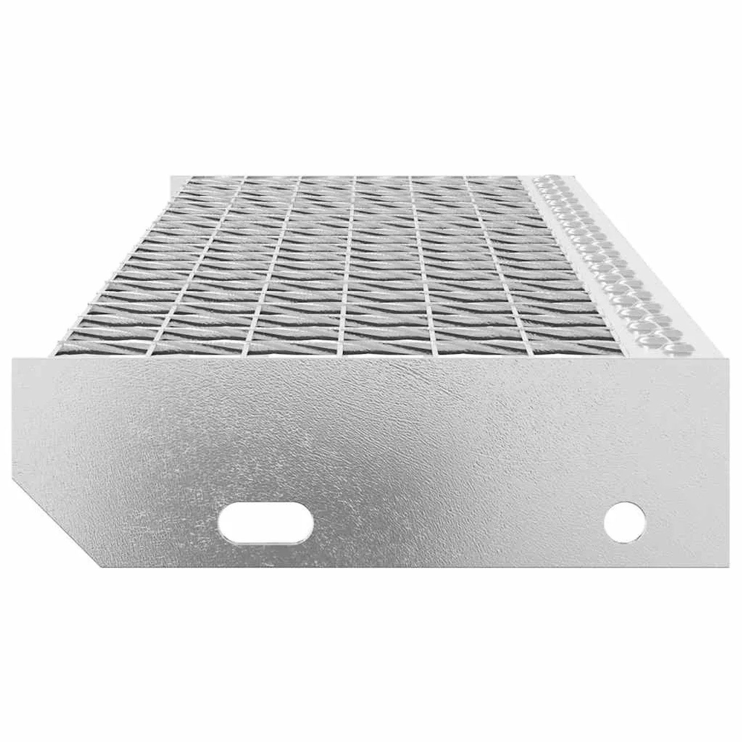vidaXL Gitterroststufe 80x24x7 cm Verzinkter Stahl 155679_5