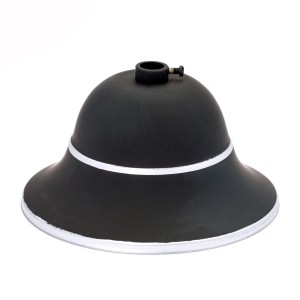 Orion Lightstyle Baldachin, flämisch Messing, schwarz/silber, Ø 110mm für Lampen & Leuchten.