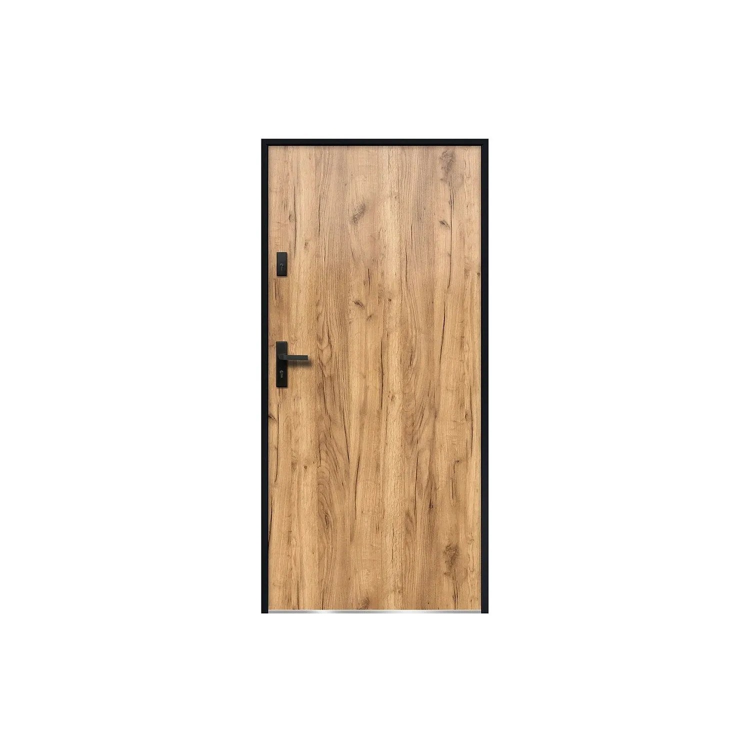 Vente-unique Haustür Agueda Naturfarben Hell 95 cm